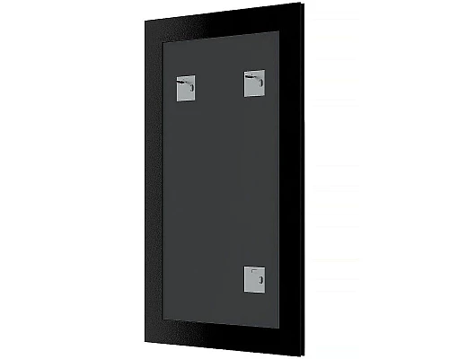 Купить Зеркало Evoform Definite 81х61 BY 3166 в багетной раме - Волна алюминий 46 мм в магазине сантехники Santeh-Crystal.ru