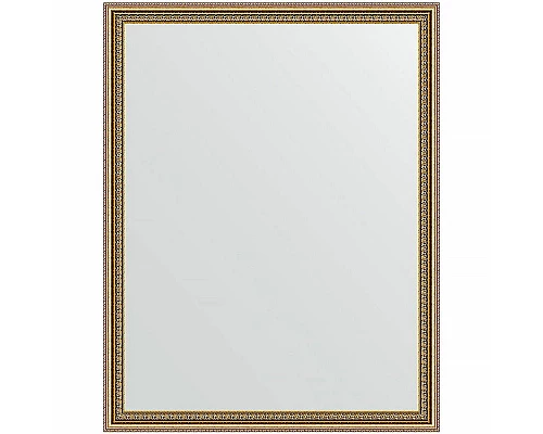 Приобрести Зеркало Evoform Definite 92х72 BY 1037 в багетной раме - Бусы золотые 46 мм в магазине сантехники Santeh-Crystal.ru