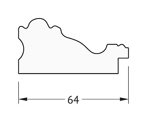 Купить Зеркало Evoform Definite 85х65 BY 3173 в багетной раме - Версаль кракелюр 64 мм в магазине сантехники Santeh-Crystal.ru
