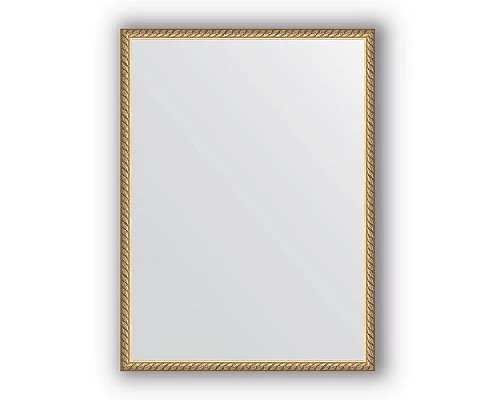 Заказать Зеркало Evoform Definite 78х58 Витая латунь в магазине сантехники Santeh-Crystal.ru
