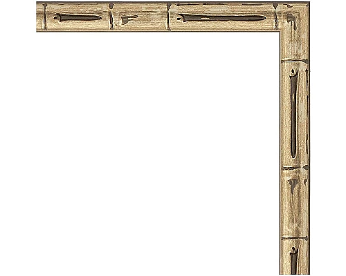 Заказать Зеркало Evoform Definite 67х67 BY 0659 в багетной раме - Серебряный бамбук 24 мм в магазине сантехники Santeh-Crystal.ru