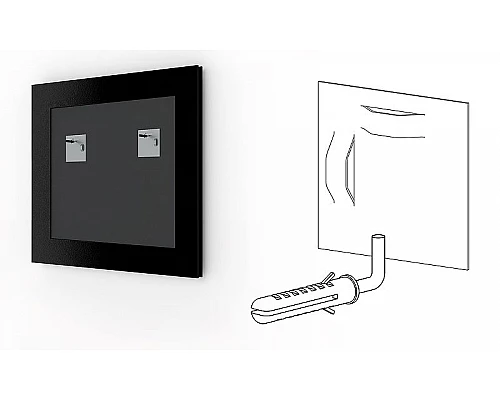 Заказать Зеркало Evoform Definite 68х68 BY 0652 в багетной раме - Сосна 22 мм в магазине сантехники Santeh-Crystal.ru