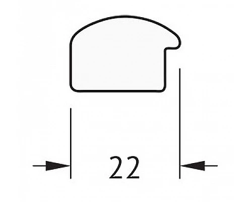 Заказать Зеркало Evoform Definite 68х68 BY 0652 в багетной раме - Сосна 22 мм в магазине сантехники Santeh-Crystal.ru