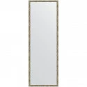 Зеркало Evoform Definite 137х47 BY 0711 в багетной раме - Серебряный бамбук 24 мм