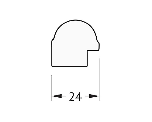 Заказать Зеркало Evoform Definite 137х47 BY 0711 в багетной раме - Серебряный бамбук 24 мм в магазине сантехники Santeh-Crystal.ru