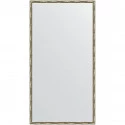 Зеркало Evoform Definite 127х67 BY 0745 в багетной раме - Серебряный бамбук 24 мм