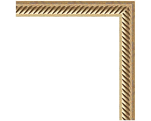 Заказать Зеркало Evoform Definite 138х48 BY 0709 в багетной раме - Витое золото 28 мм в магазине сантехники Santeh-Crystal.ru