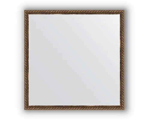Приобрести Зеркало Evoform Definite 58х58 Витая бронза в магазине сантехники Santeh-Crystal.ru