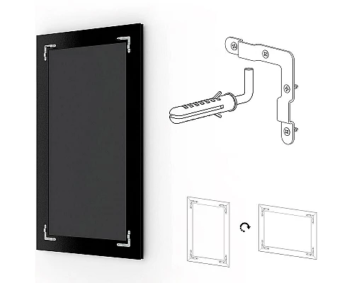 Купить Зеркало Evoform Exclusive-G 104х76 BY 4193 с гравировкой в багетной раме - Золотые дюны 90 мм в магазине сантехники Santeh-Crystal.ru