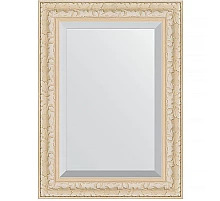 Зеркало Evoform Exclusive 75х55 BY 1222 с фацетом в багетной раме - Старый гипс 82 мм