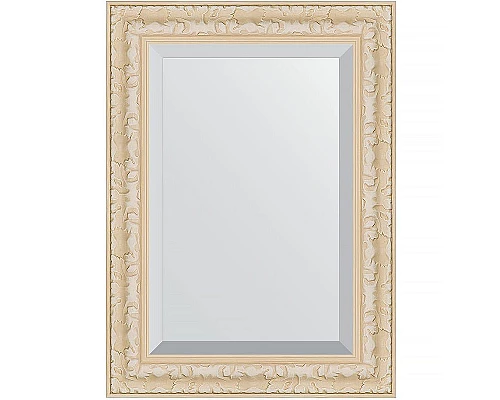 Приобрести Зеркало Evoform Exclusive 75х55 BY 1222 с фацетом в багетной раме - Старый гипс 82 мм в магазине сантехники Santeh-Crystal.ru