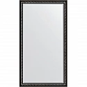 Зеркало Evoform Exclusive Floor 199х100 BY 6148 с фацетом в багетной раме - Черный ардеко 81 мм