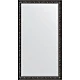 Приобрести Зеркало Evoform Exclusive Floor 199х100 BY 6148 с фацетом в багетной раме - Черный ардеко 81 мм в магазине сантехники Santeh-Crystal.ru