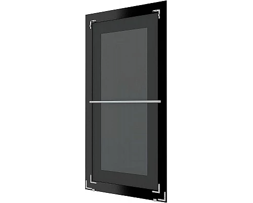 Приобрести Зеркало Evoform Exclusive Floor 199х100 BY 6148 с фацетом в багетной раме - Черный ардеко 81 мм в магазине сантехники Santeh-Crystal.ru