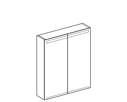 Купить Зеркальный шкаф Geberit Option 60 500.582.00.1 Белый в магазине сантехники Santeh-Crystal.ru