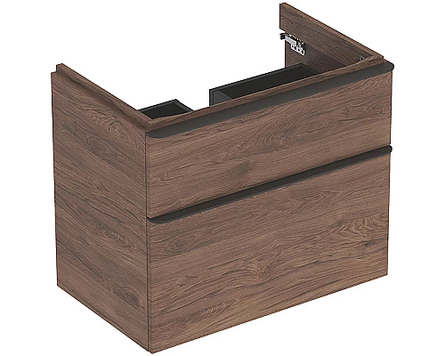 Приобрести Тумба под раковину Geberit Smyle Square 75 500.353.JR.1 Пекан в магазине сантехники Santeh-Crystal.ru