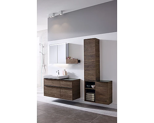 Приобрести Тумба под раковину Geberit Smyle Square 75 500.353.JR.1 Пекан в магазине сантехники Santeh-Crystal.ru