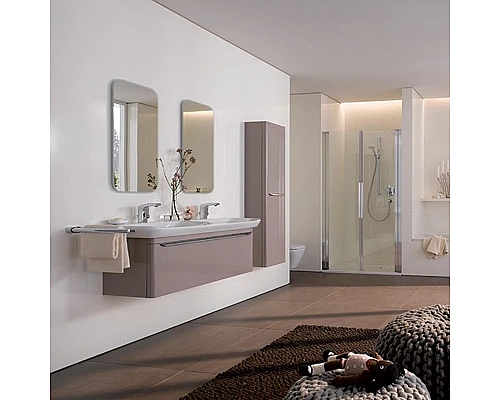 Заказать Шкаф пенал Geberit myDay 40 824001000 подвесной Какао с молоком в магазине сантехники Santeh-Crystal.ru