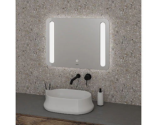 Купить Зеркало Grossman Lara 60 136080 с подсветкой с сенсорным выключателем в магазине сантехники Santeh-Crystal.ru