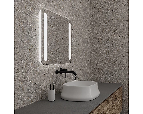 Приобрести Зеркало Grossman Lara 70 137070 с подсветкой с сенсорным выключателем в магазине сантехники Santeh-Crystal.ru