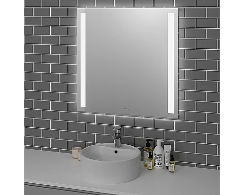 Приобрести Зеркало Grossman Norma 100 1010080 с подсветкой с кнопочным выключателем в магазине сантехники Santeh-Crystal.ru