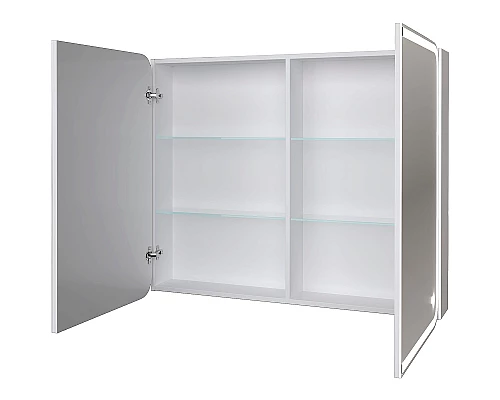 Купить Зеркальный шкаф Grossman Адель 90 209004 с подсветкой Белый в магазине сантехники Santeh-Crystal.ru