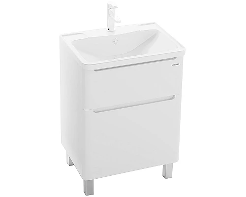 Приобрести Тумба под раковину Grossman Адель 60 106007 Белая в магазине сантехники Santeh-Crystal.ru