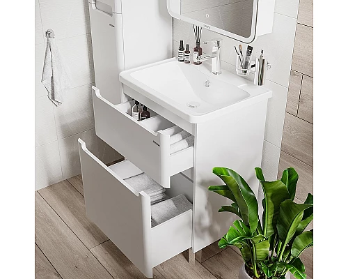 Приобрести Тумба под раковину Grossman Адель 60 106007 Белая в магазине сантехники Santeh-Crystal.ru