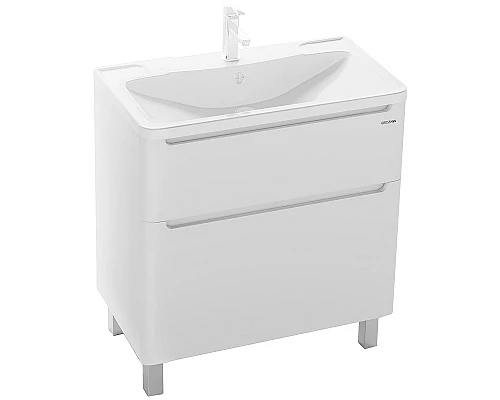 Приобрести Тумба под раковину Grossman Адель 80 108007 Белая в магазине сантехники Santeh-Crystal.ru