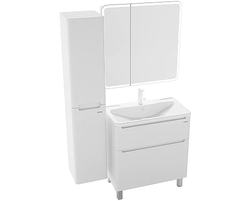 Приобрести Тумба под раковину Grossman Адель 80 108007 Белая в магазине сантехники Santeh-Crystal.ru