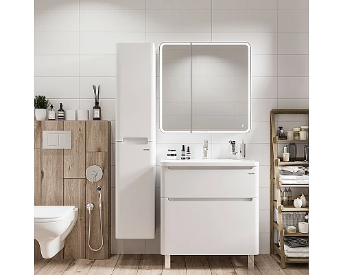 Приобрести Тумба под раковину Grossman Адель 80 108007 Белая в магазине сантехники Santeh-Crystal.ru