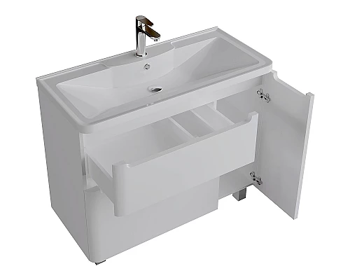 Купить Тумба под раковину Grossman Адель 90 109004 Белая в магазине сантехники Santeh-Crystal.ru