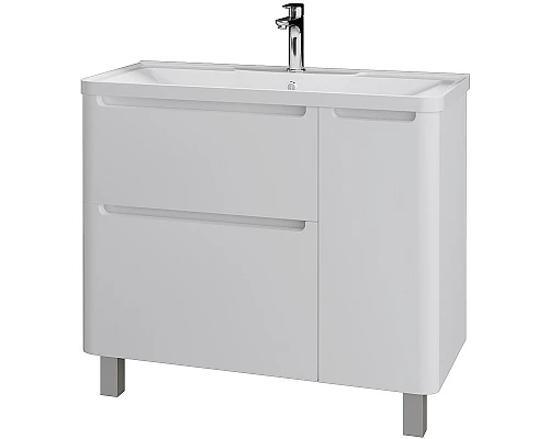 Приобрести Тумба под раковину Grossman Адель 100 1010002 Белая в магазине сантехники Santeh-Crystal.ru