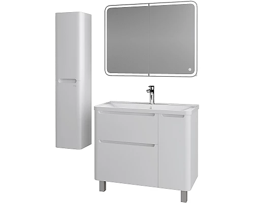 Приобрести Тумба под раковину Grossman Адель 100 1010002 Белая в магазине сантехники Santeh-Crystal.ru