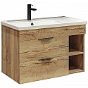 Тумба под раковину Grossman Форта 80 108004 подвесная Дуб галифакс