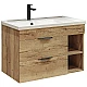Купить Тумба под раковину Grossman Форта 80 108004 подвесная Дуб галифакс в магазине сантехники Santeh-Crystal.ru