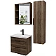 Купить Зеркальный шкаф Grossman Форта 70 2070022 Темный дуб галифакс в магазине сантехники Santeh-Crystal.ru