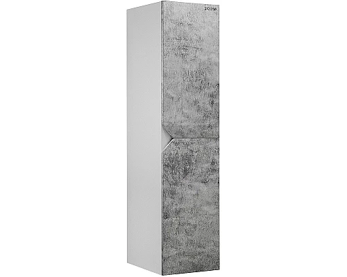 Заказать Шкаф пенал Grossman Инлайн 35 303505 Белый Бетон в магазине сантехники Santeh-Crystal.ru