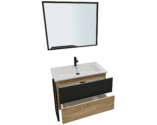 Заказать Зеркало Grossman Лофт 90 209001 Черное в магазине сантехники Santeh-Crystal.ru