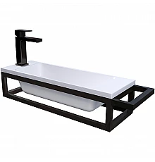 Консоль для раковины Grossman Метрис 50 R 105002 Черный