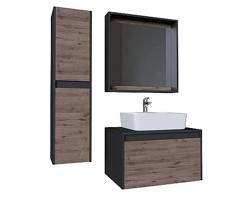 Приобрести Зеркало Grossman Смарт 60 206007 Веллигтон Графит в магазине сантехники Santeh-Crystal.ru