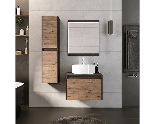 Купить Зеркало Grossman Смарт 60 206005 Графит в магазине сантехники Santeh-Crystal.ru