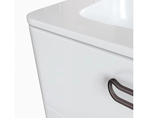 Приобрести Тумба с раковиной Iddis Brick 60 BRI60WFi95K Белая в магазине сантехники Santeh-Crystal.ru