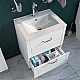 Приобрести Тумба с раковиной Iddis Oxford 60 OXF60W0i95K Белая в магазине сантехники Santeh-Crystal.ru
