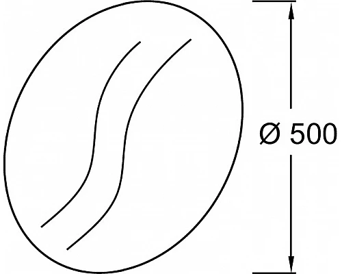 Приобрести Зеркало Jacob Delafon Odeon Rive Gauche 50 EB1143-NF подвесное в магазине сантехники Santeh-Crystal.ru