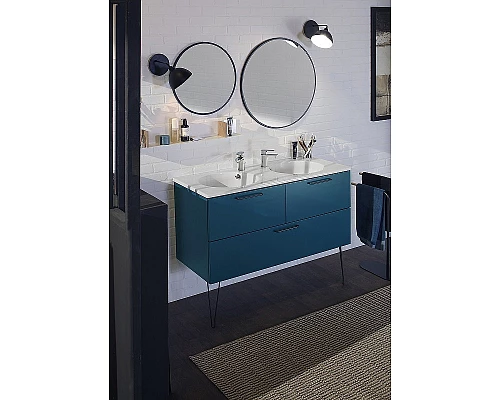 Купить Зеркало Jacob Delafon Odeon Rive Gauche 50 EB1176-S14 Черный сатин в магазине сантехники Santeh-Crystal.ru