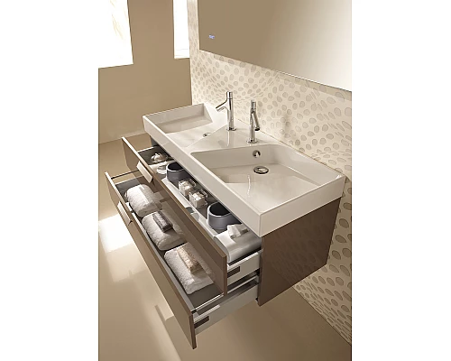 Заказать Тумба под раковину Jacob Delafon Rythmik 120 EB1305-E70 подвесная Арлингтонский дуб в магазине сантехники Santeh-Crystal.ru