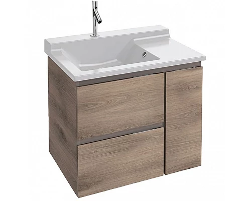 Заказать Тумба под раковину Jacob Delafon Soprano 76 EB1330-E10 подвесная Квебекский дуб в магазине сантехники Santeh-Crystal.ru