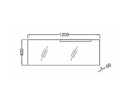 Приобрести Зеркало Jacob Delafon Stillness 120 EB2008-NF с подсветкой с подогревом в магазине сантехники Santeh-Crystal.ru
