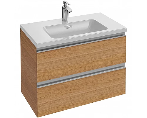 Купить Тумба под раковину Jacob Delafon Vox 60 EB2030-RA-E16 подвесная Ореховое дерево в магазине сантехники Santeh-Crystal.ru
